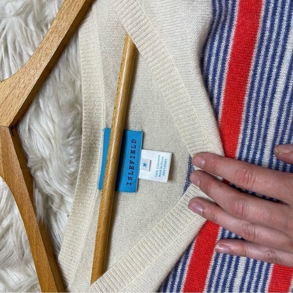 Isle Field The Country Striped Cashmere Sweater - Picture 4 of 7